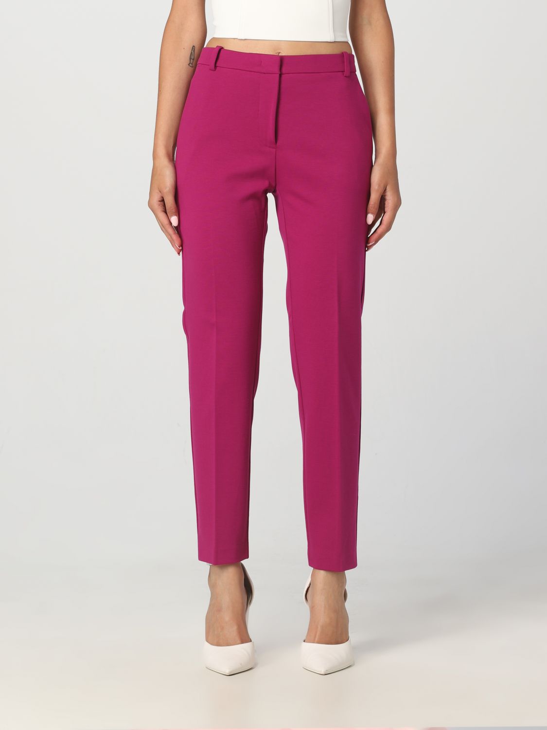 Pinko Trousers  Woman In Cyclamen