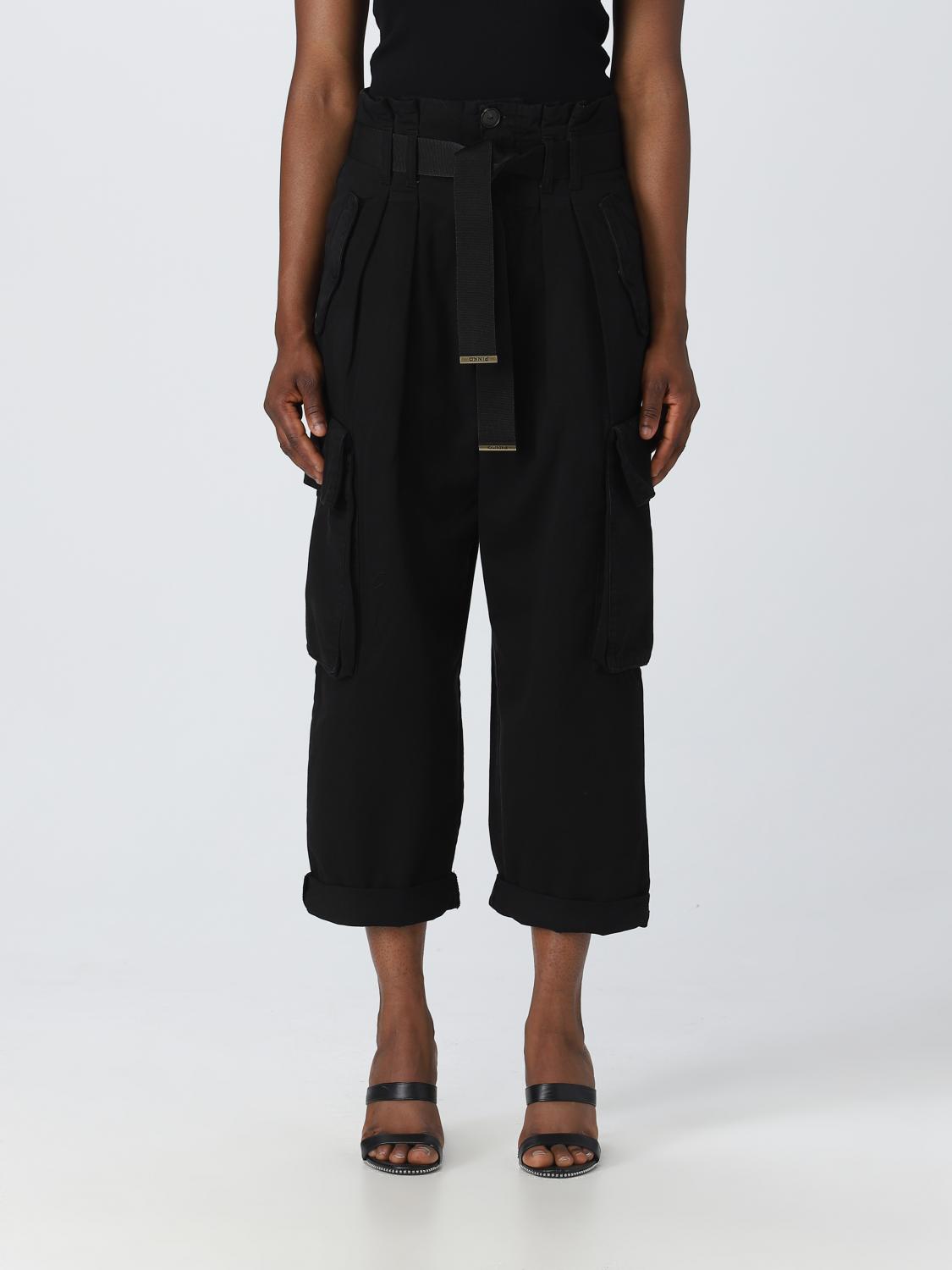 Trousers PINKO Woman colour Black