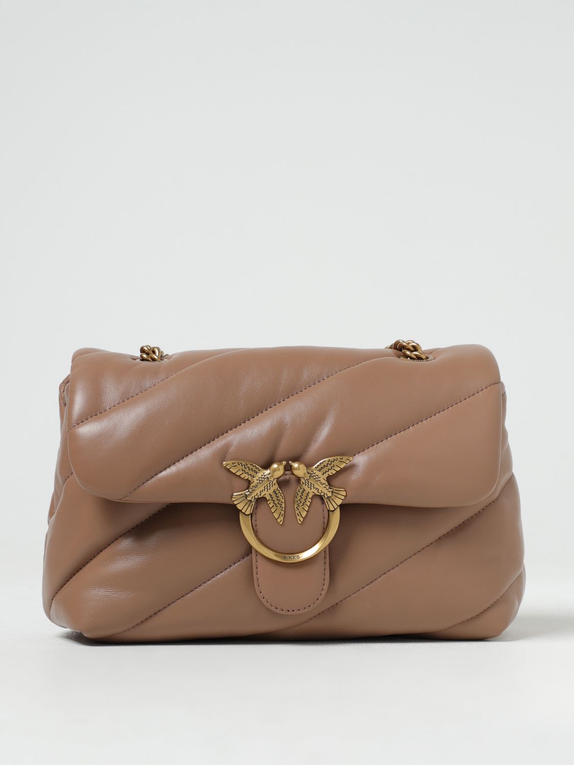 Pinko Shoulder Bag  Woman In Beige