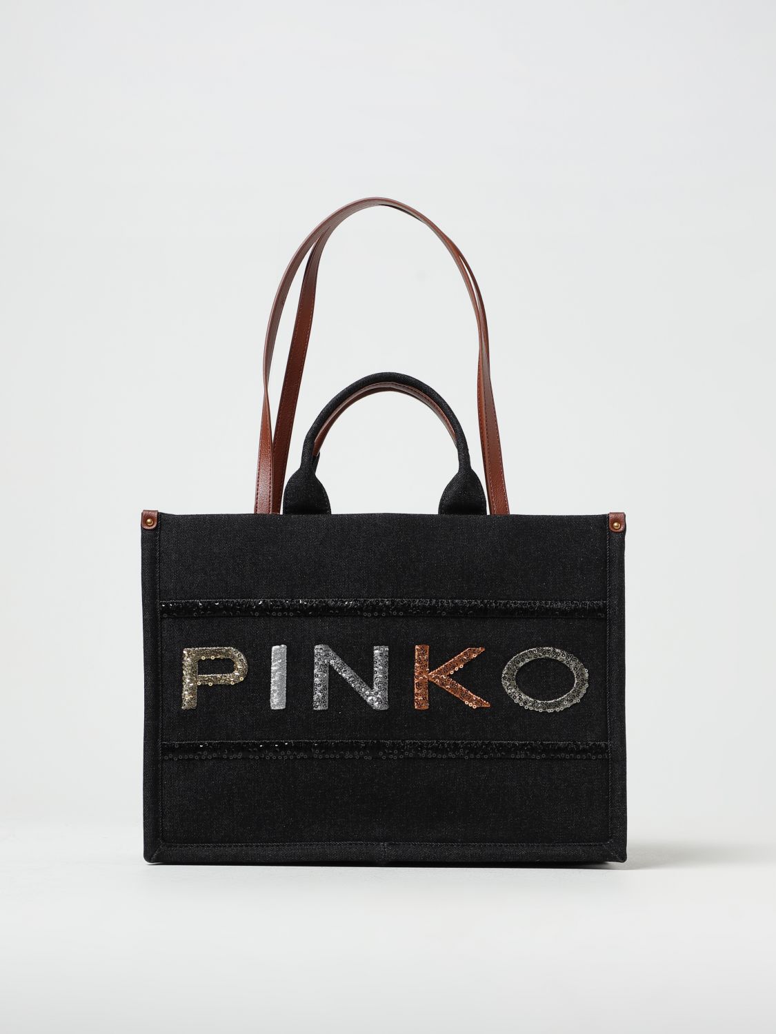 Pinko Tote Bags  Woman In Black