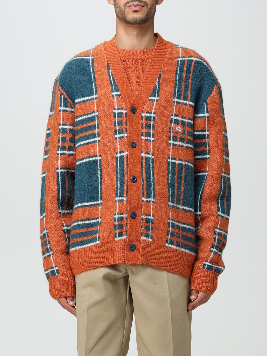 Dickies Galva Check Cardigan Bombay In Brown