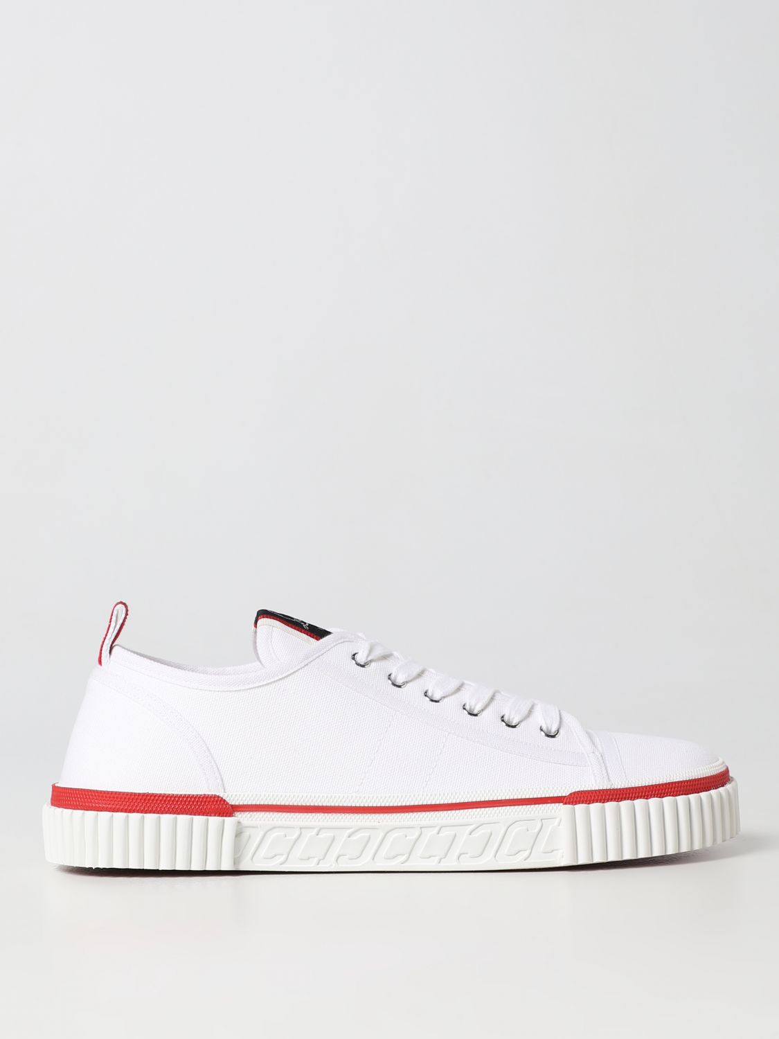 CHRISTIAN LOUBOUTIN PEDRO JUNIOR SNEAKERS IN CANVAS,389108001