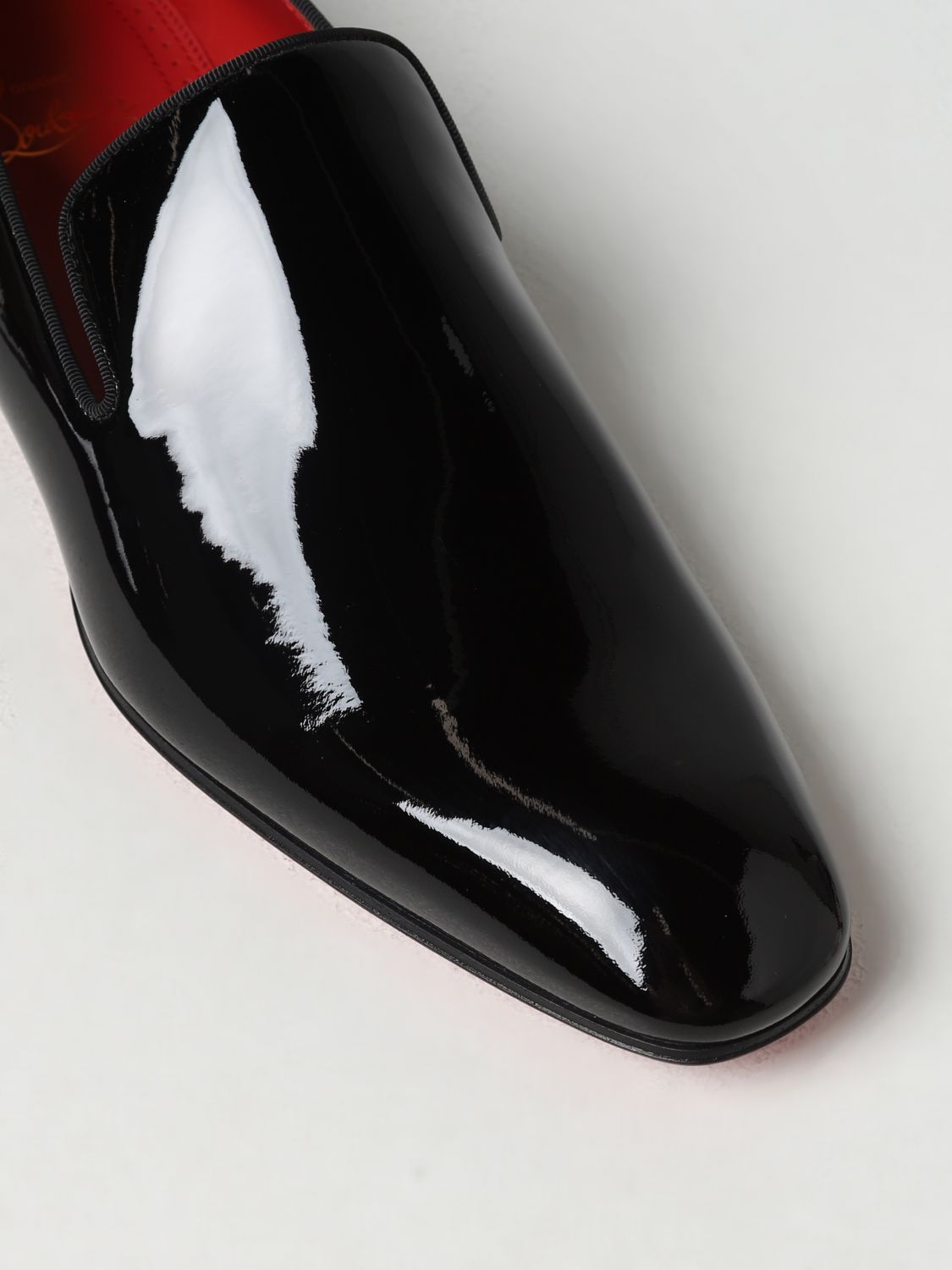 CHRISTIAN LOUBOUTIN: loafers for man - Black Christian loafers 3220212 online on