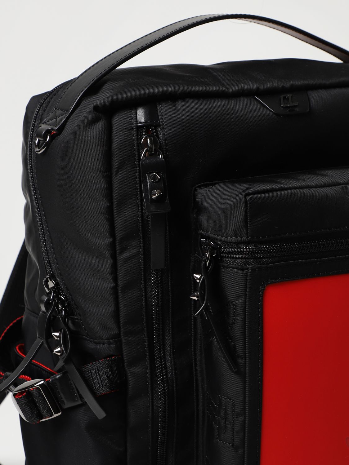 Loubideal - Backpack - Rubber and nylon - Loubi - Christian Louboutin