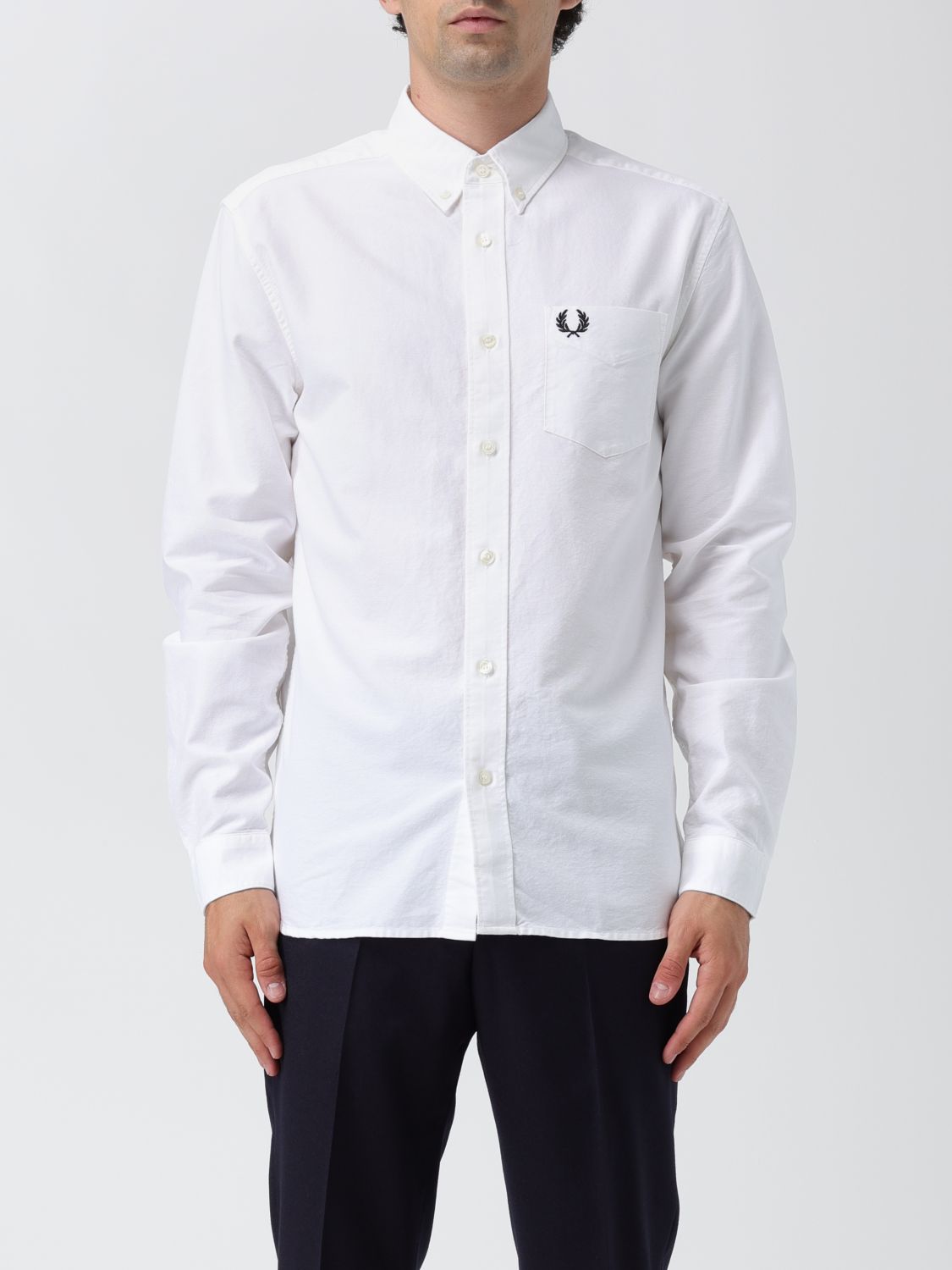FRED PERRY SHIRT FRED PERRY MEN COLOR WHITE,389199001