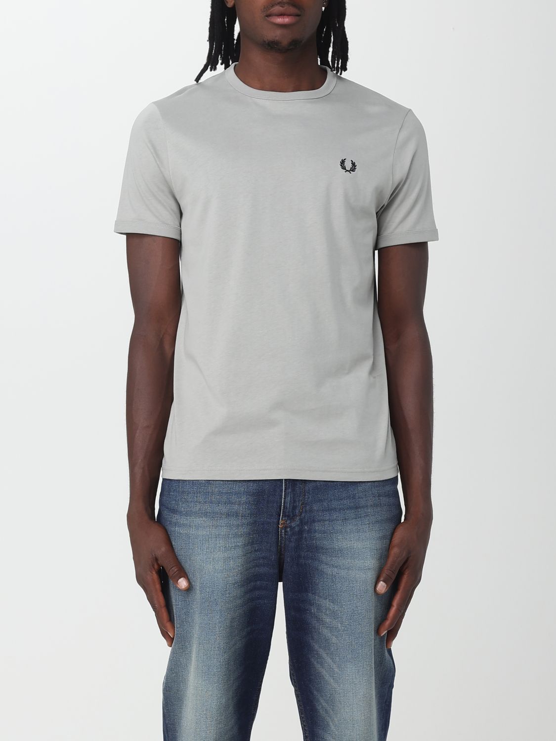 Fred Perry T-shirt  Men Color Grey