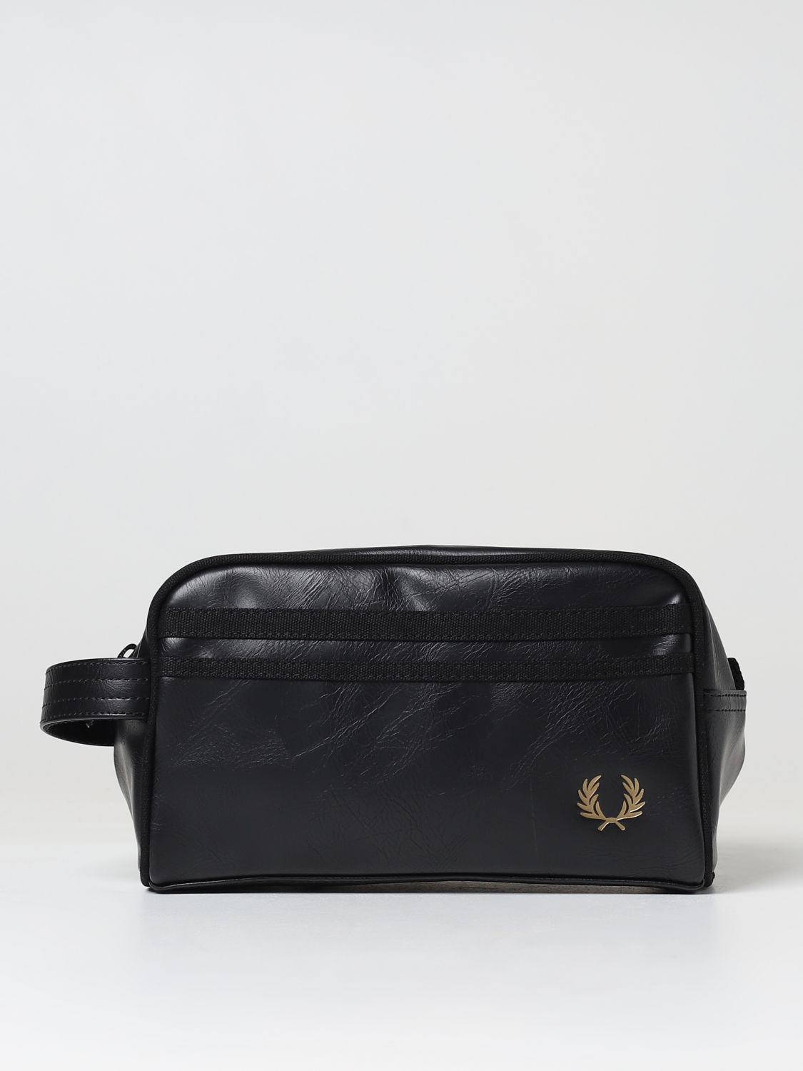 FRED PERRY cosmetic case for man Black