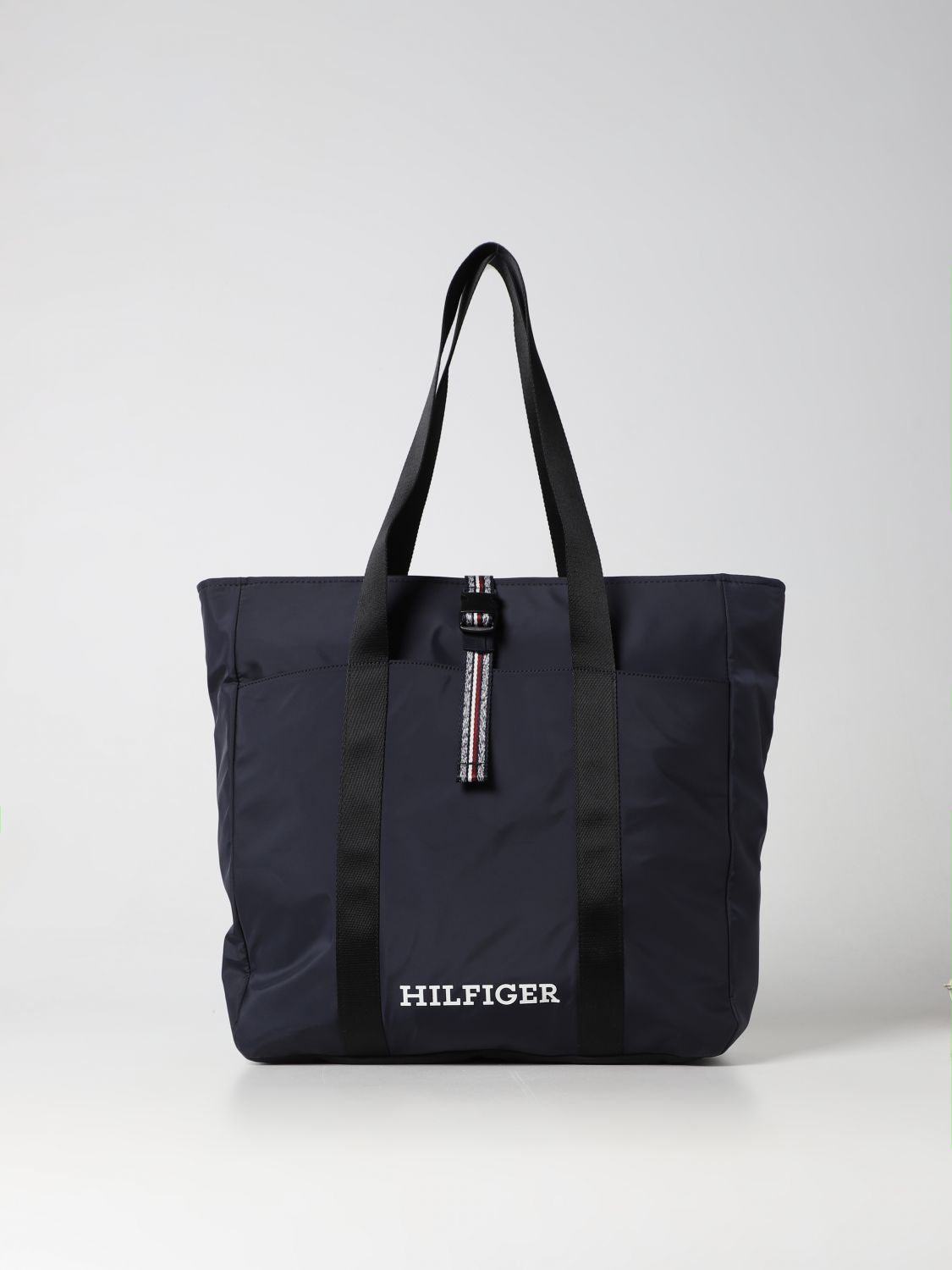 TOMMY HILFIGER Business Leather Computer Bag Black : : Fashion