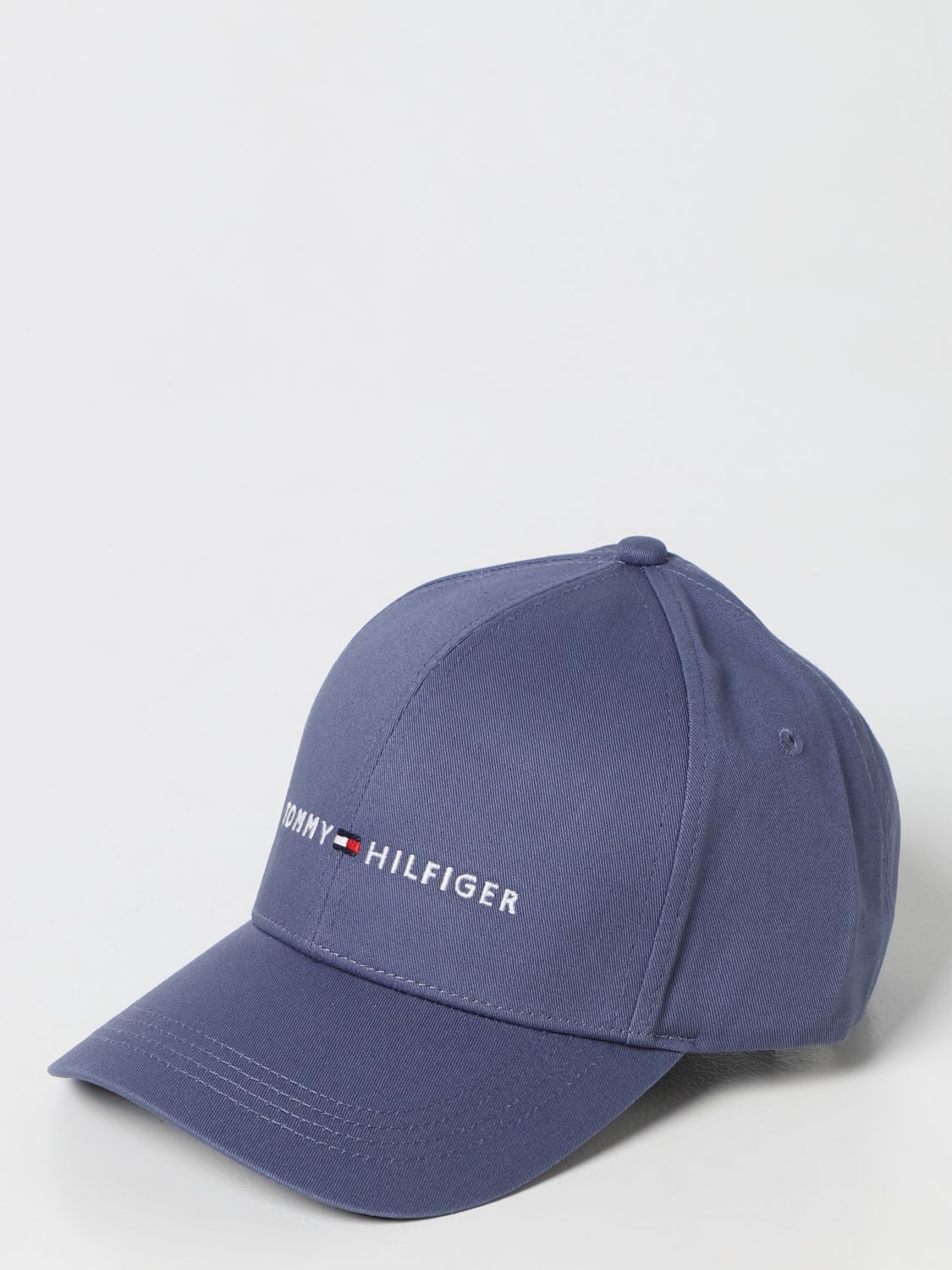 TOMMY HILFIGER: hat for man - Blue | Tommy AM0AM11244 online on GIGLIO.COM