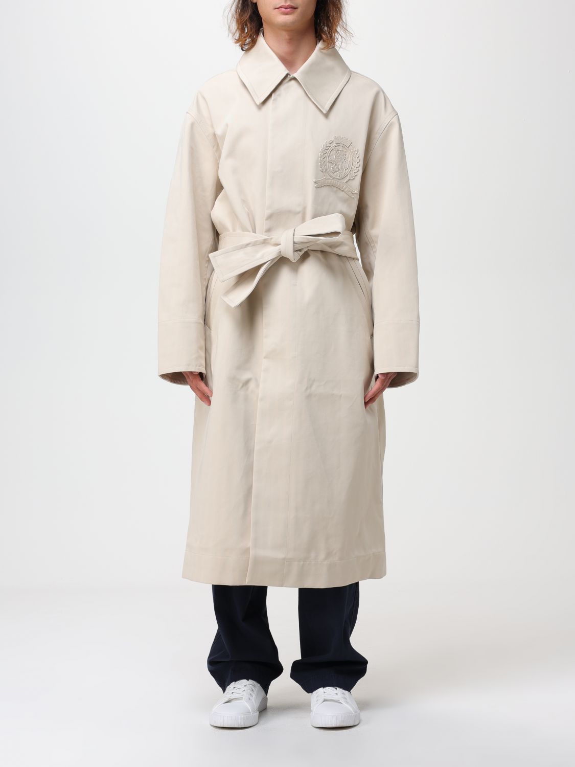 trench coat tommy hilfiger collection men colour beige