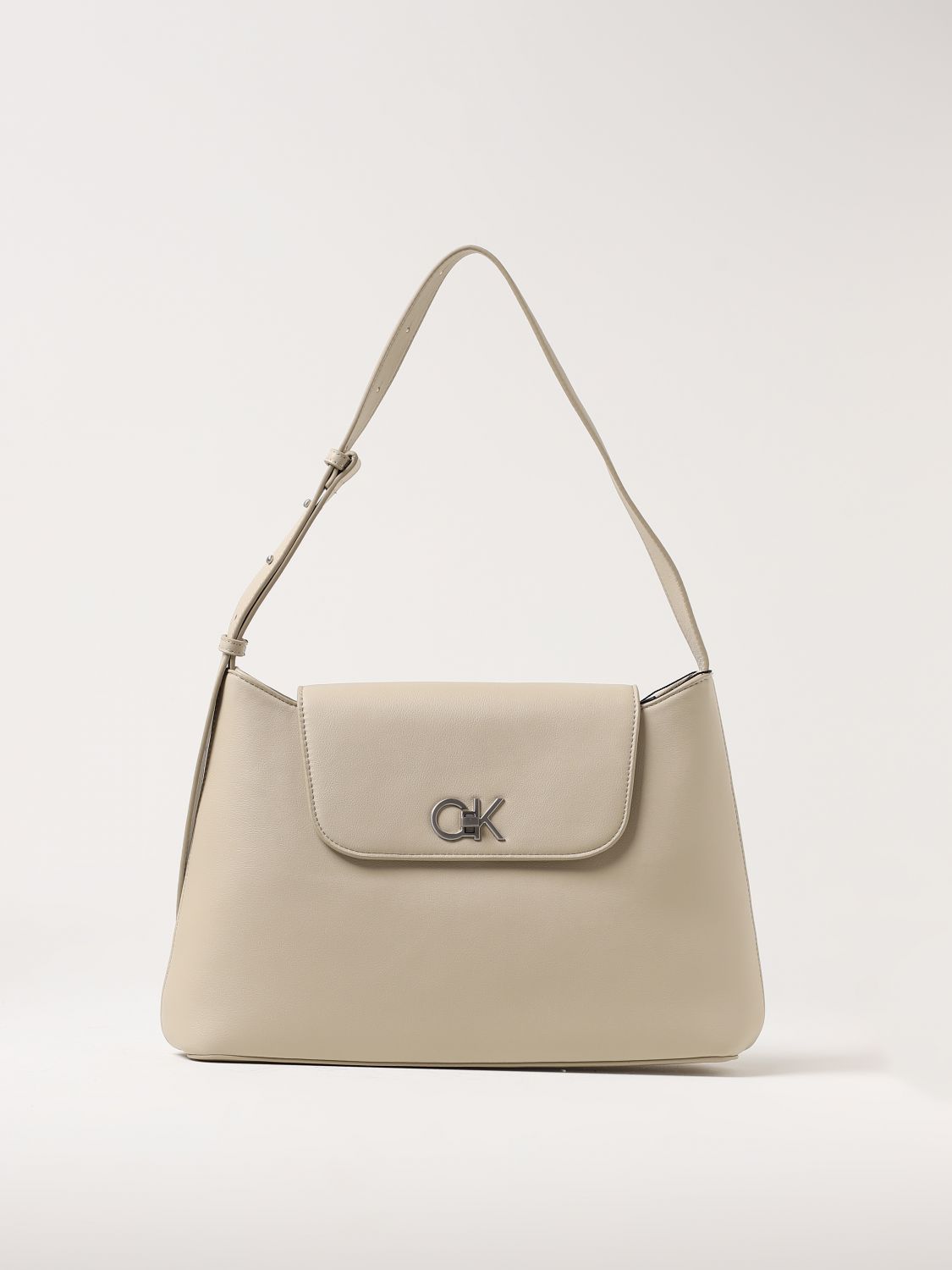 Calvin Klein Beige Saffiano Leather Susan Crossbody Bag – COUTUREPOINT