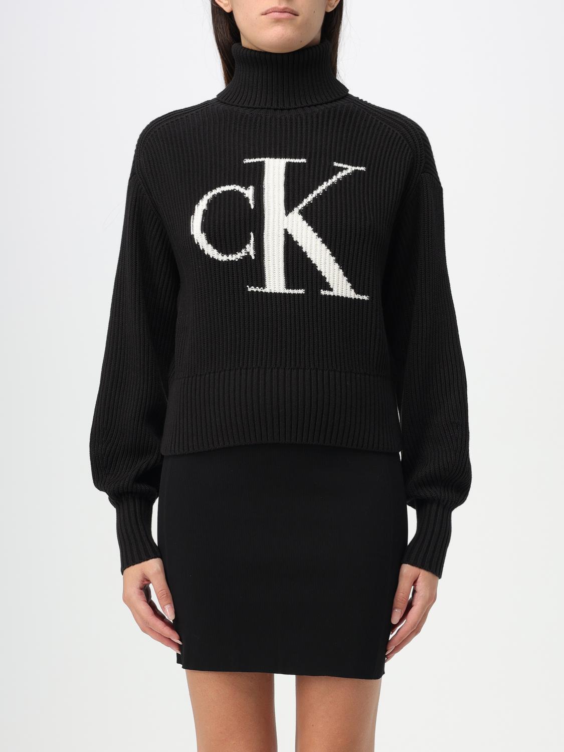 Black calvin discount klein jumper womens