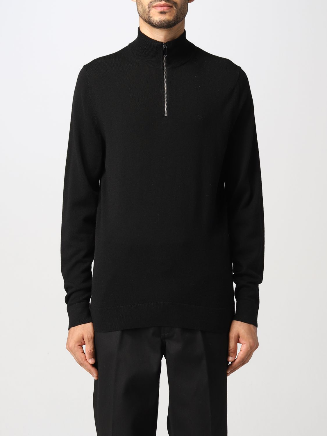 CALVIN KLEIN: sweater for man - Black | Calvin Klein sweater K10K110421 ...