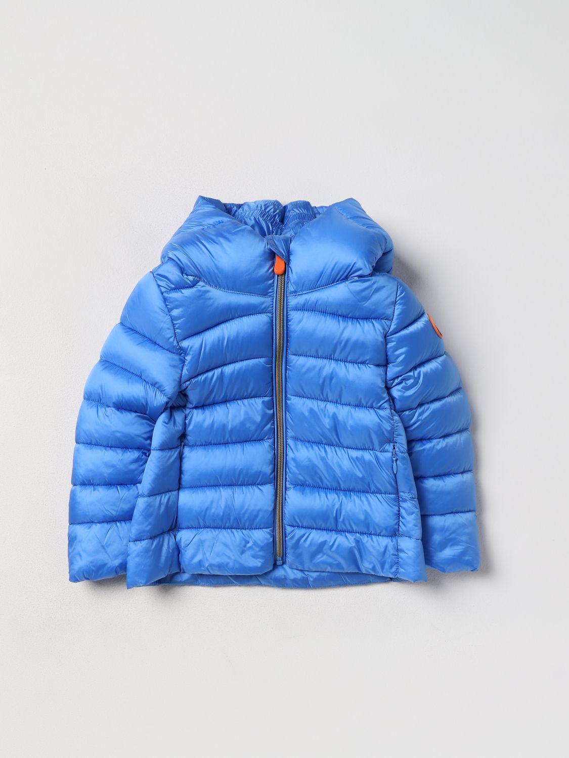 Save The Duck Jacket  Kids In Gnawed Blue