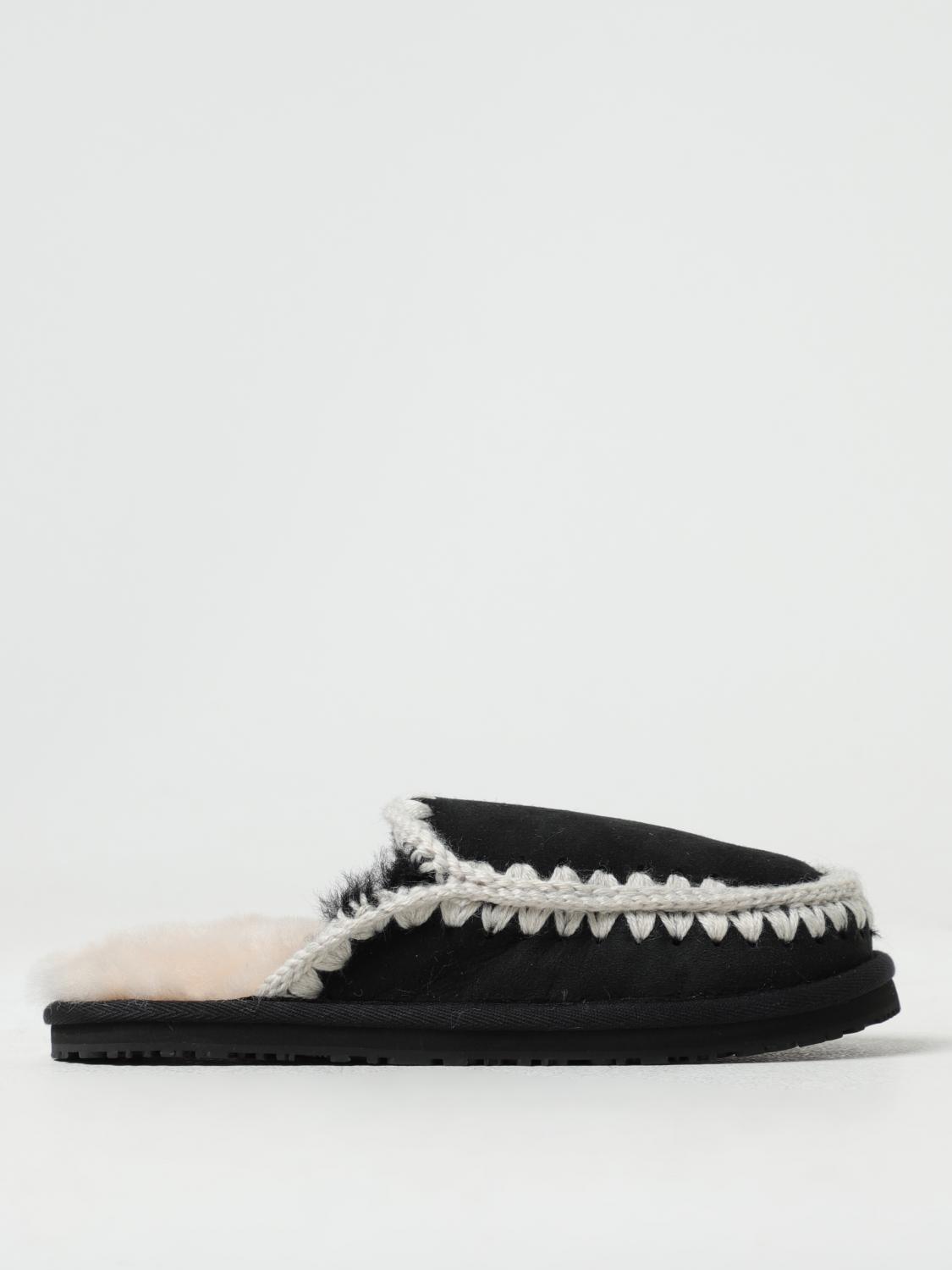 Mou Eskimo Slipper Con Suola In Eva. In Black
