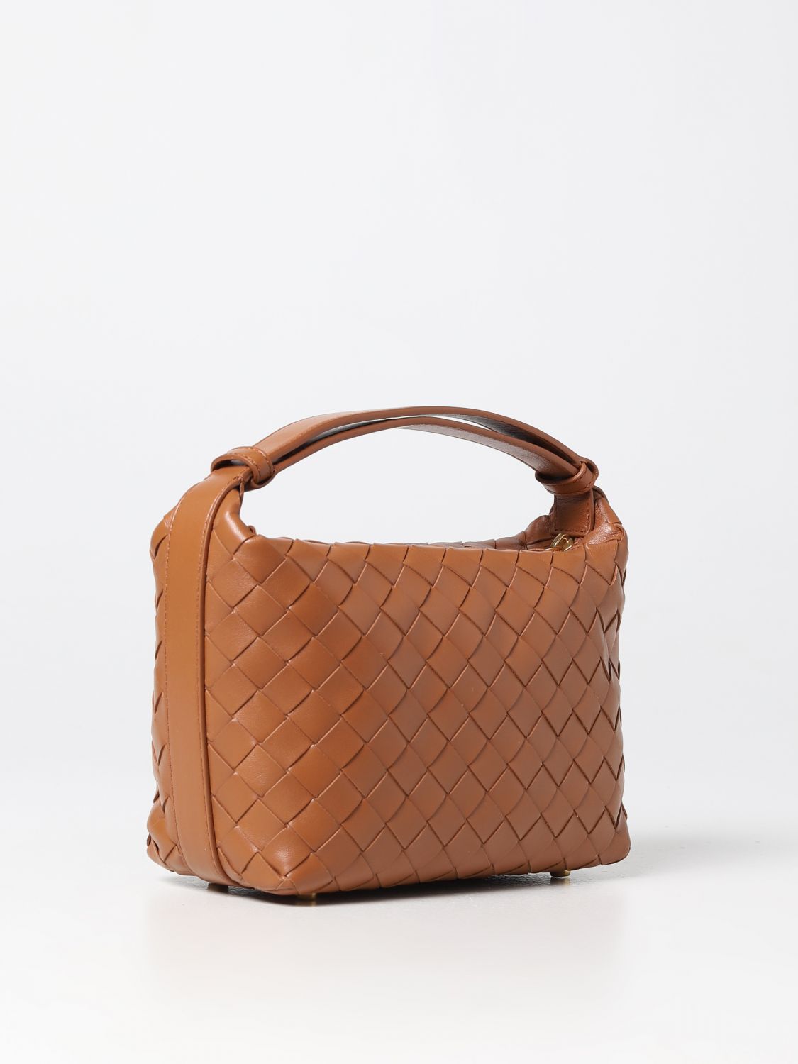 Bottega Veneta The Small Brown Bag - Beige - Woman - Calfskin