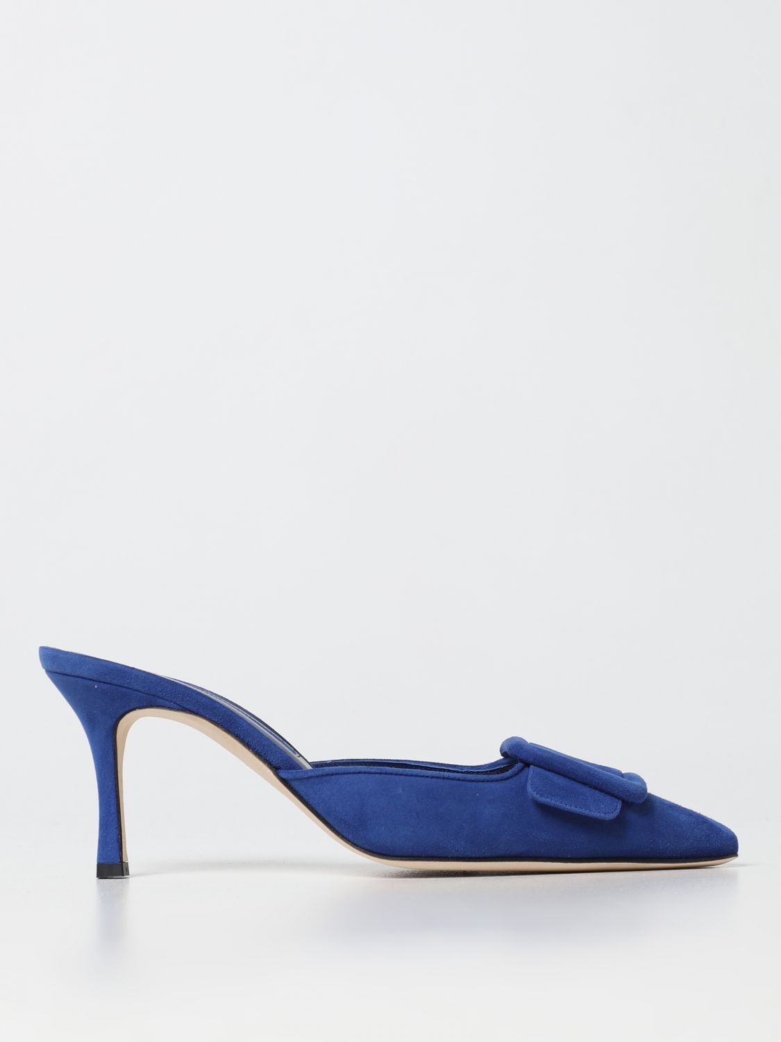 MANOLO BLAHNIK: high heel shoes for woman - Blue | Manolo Blahnik high ...
