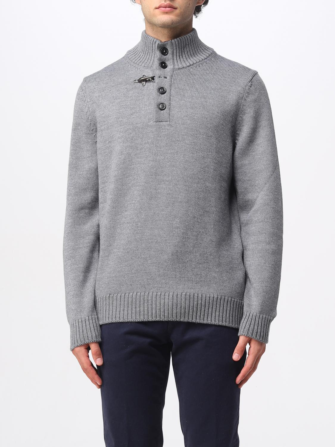 Fay Jumper Men In Grey