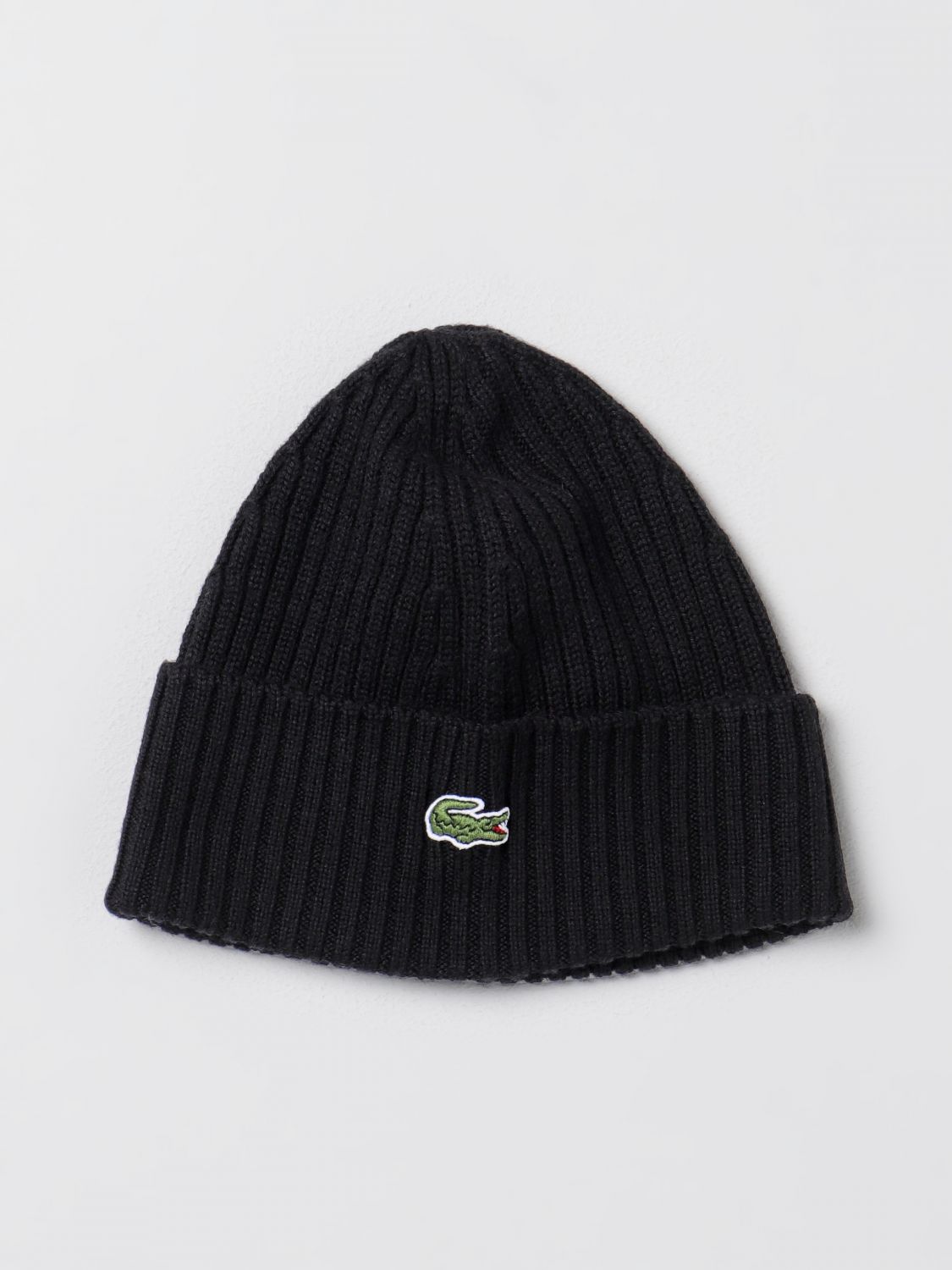 LACOSTE: hat for man - Black | Lacoste hat RB0001 online at GIGLIO.COM