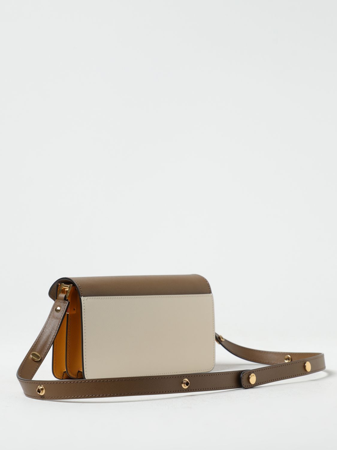 Marni Trunk Colour-Block Foldover Top Crossbody Bag - ShopStyle