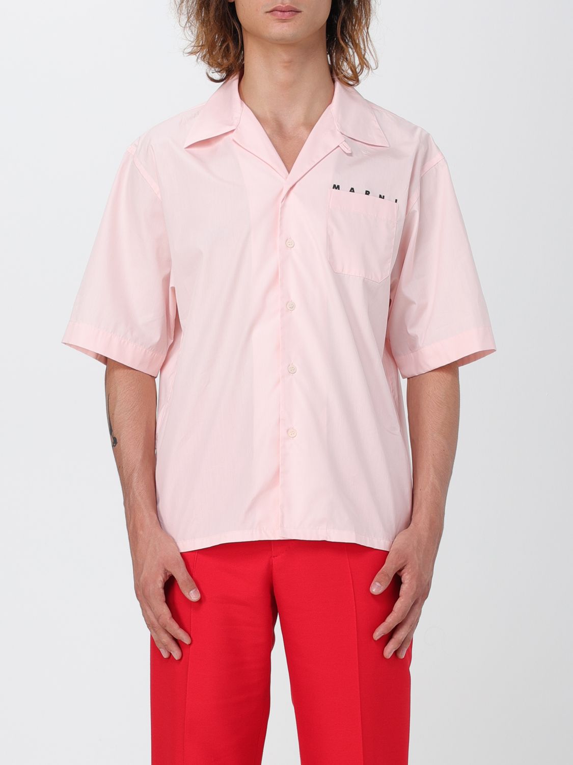 Marni Shirt  Men In Pink
