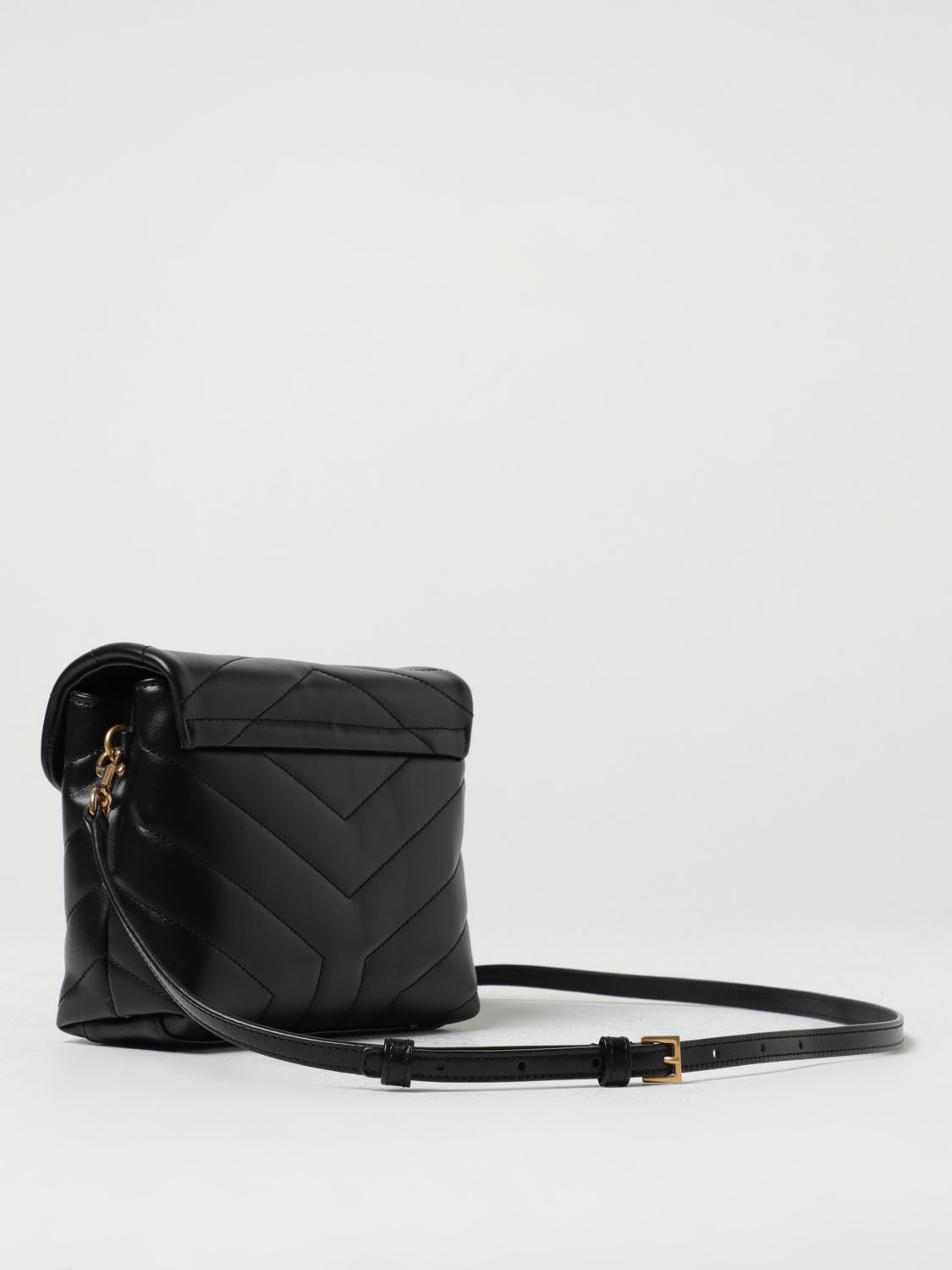 SAINT LAURENT: mini bag for woman - Black  Saint Laurent mini bag  377828BOW02 online at
