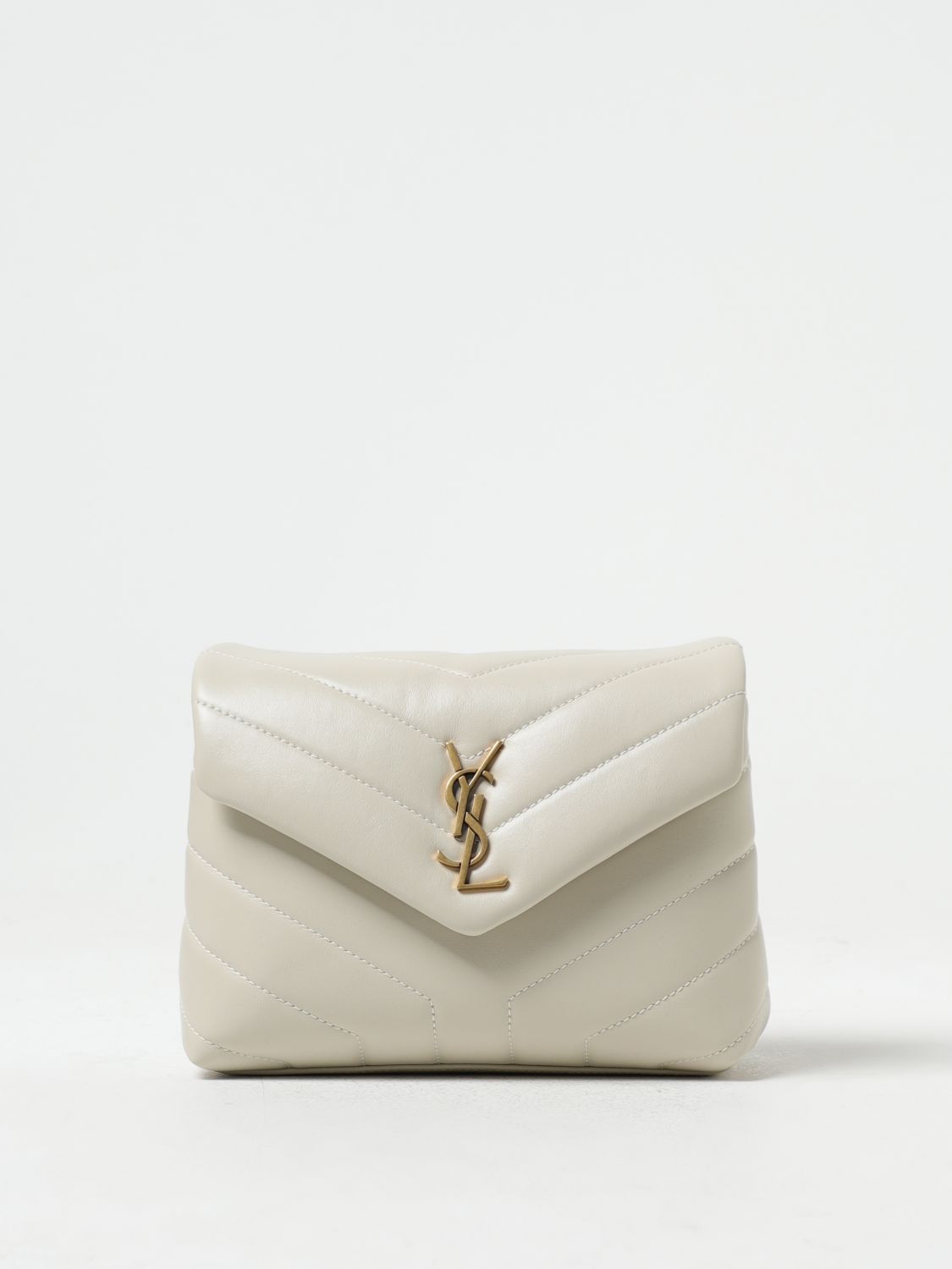 Mini Bag Saint Laurent Woman Color Beige