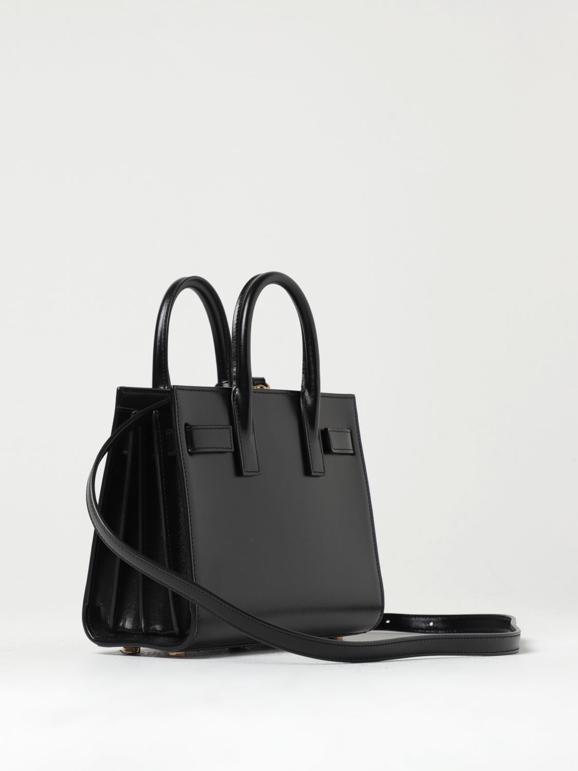 SAINT LAURENT: mini bag for woman - Black  Saint Laurent mini bag  377828BOW02 online at