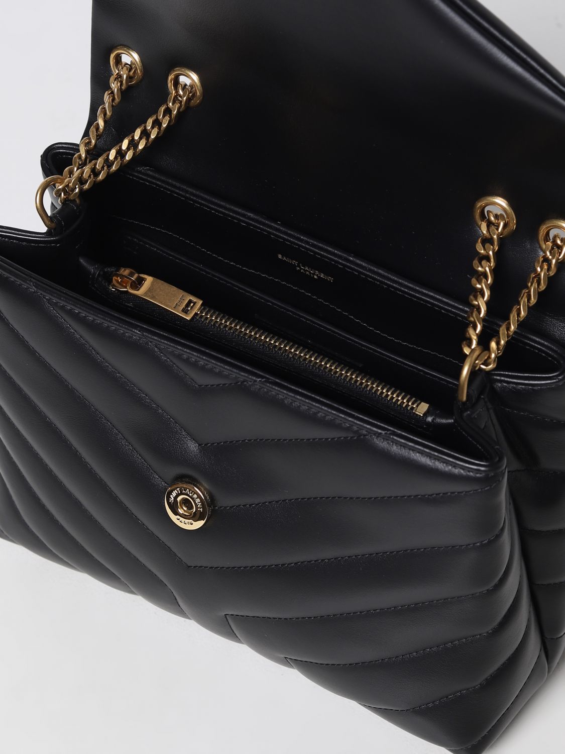 Saint Laurent leather BABYLONE shoulder bag women - Glamood Outlet