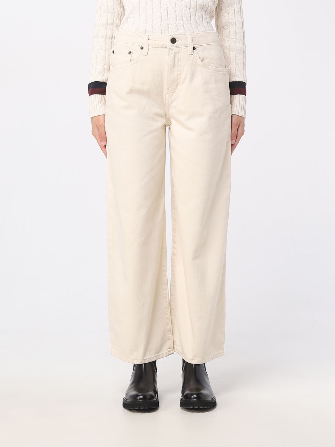 Lauren Ralph Lauren Jeans  Woman Colour Beige