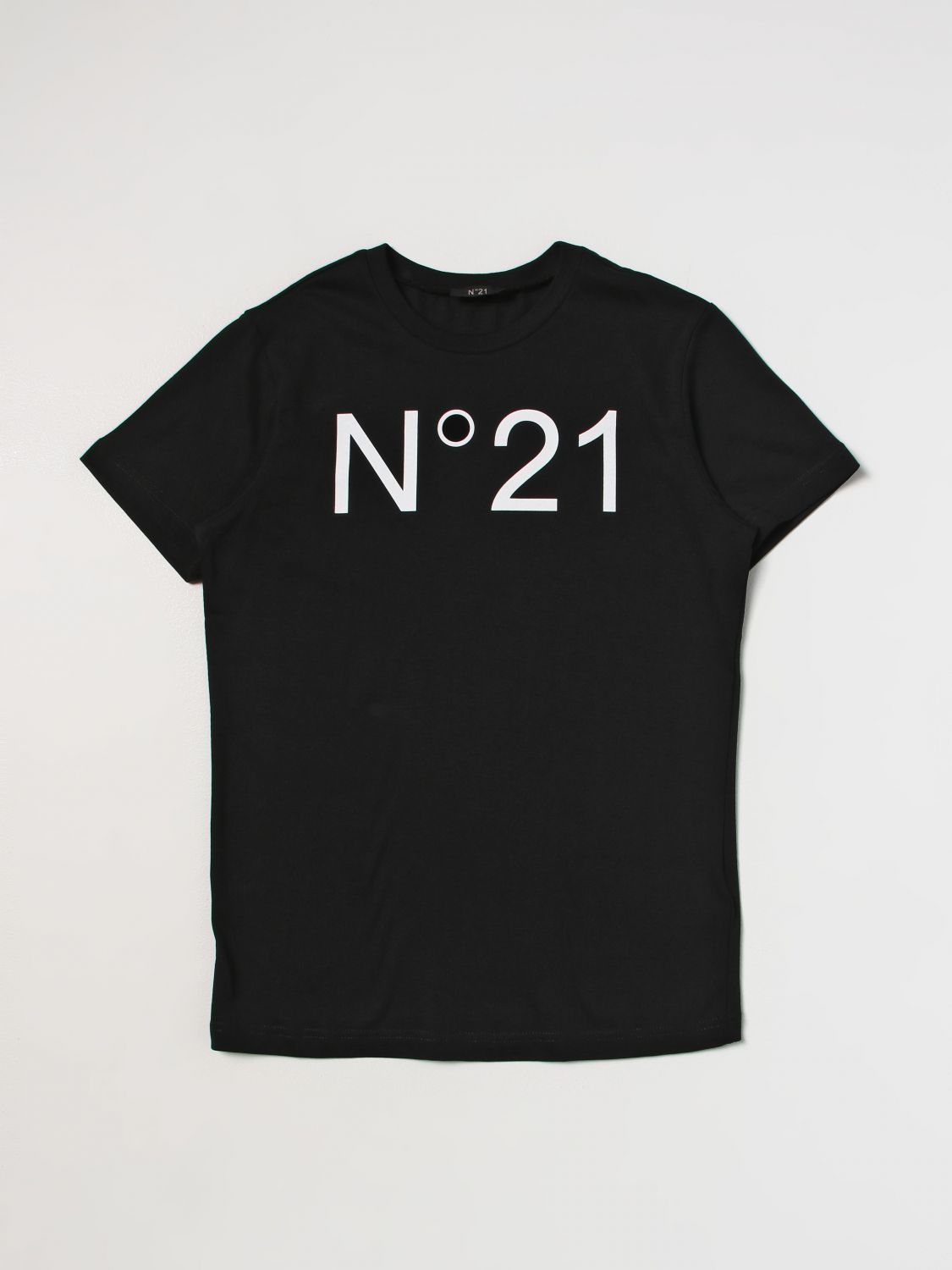 T恤 N° 21 儿童 颜色 黑色