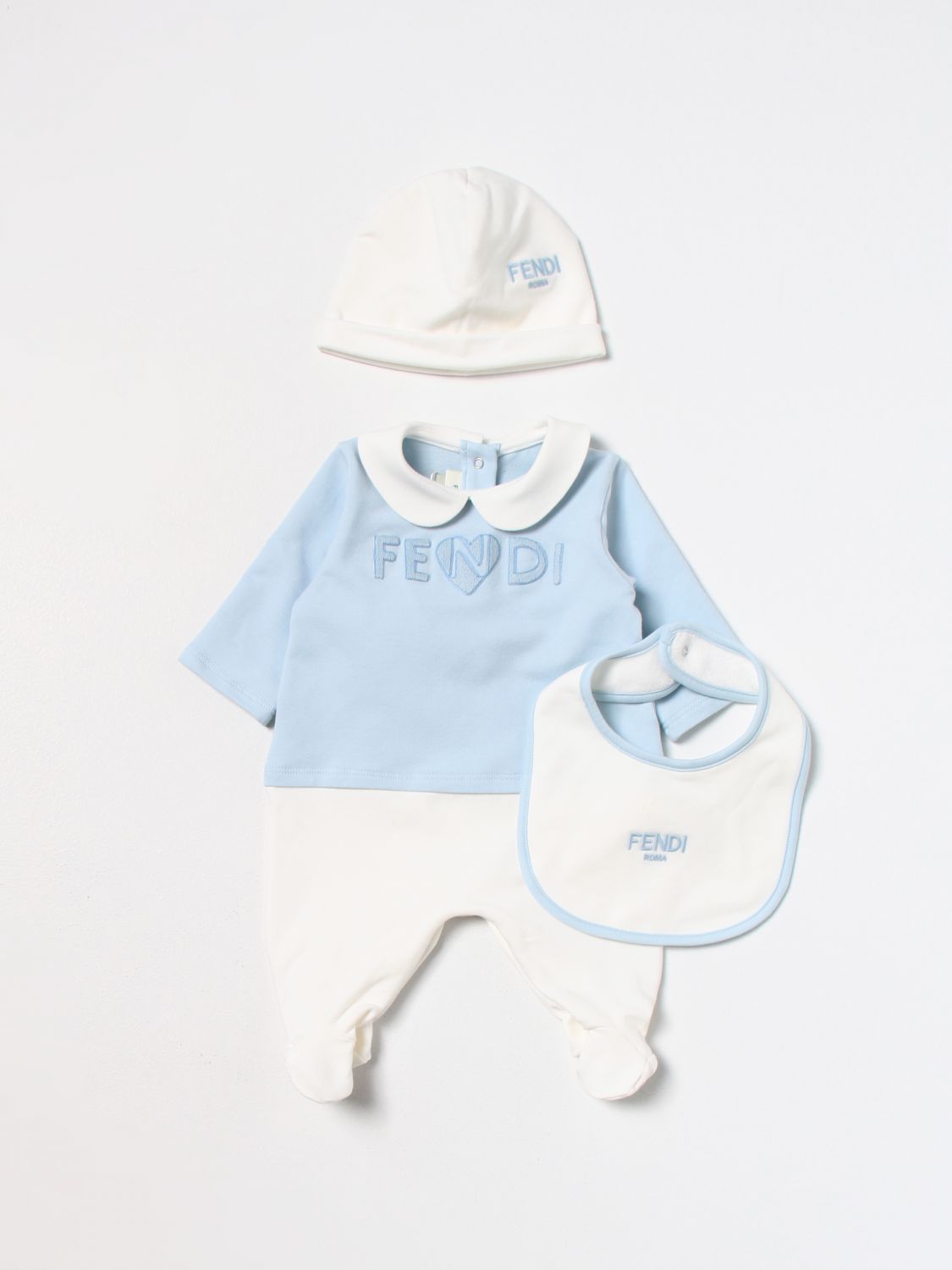 Fendi Babies' Pullover  Kids Kinder Farbe Hellblau In Gnawed Blue