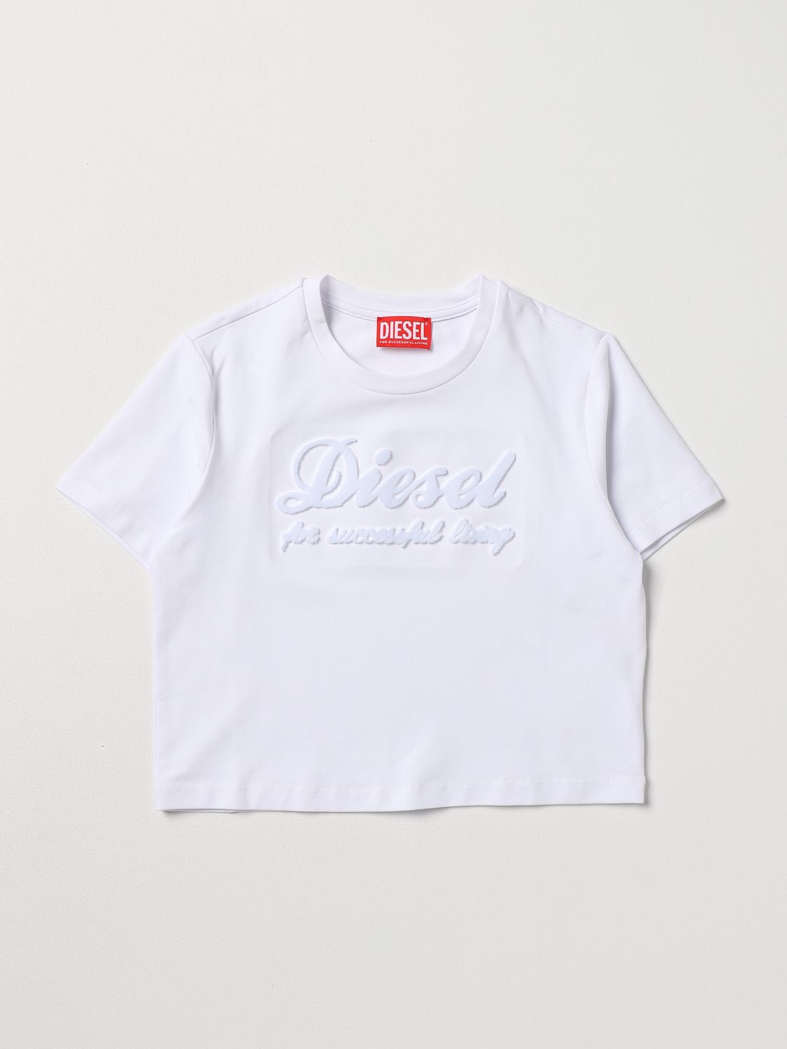 Diesel Kids' T恤  儿童 颜色 白色 In White