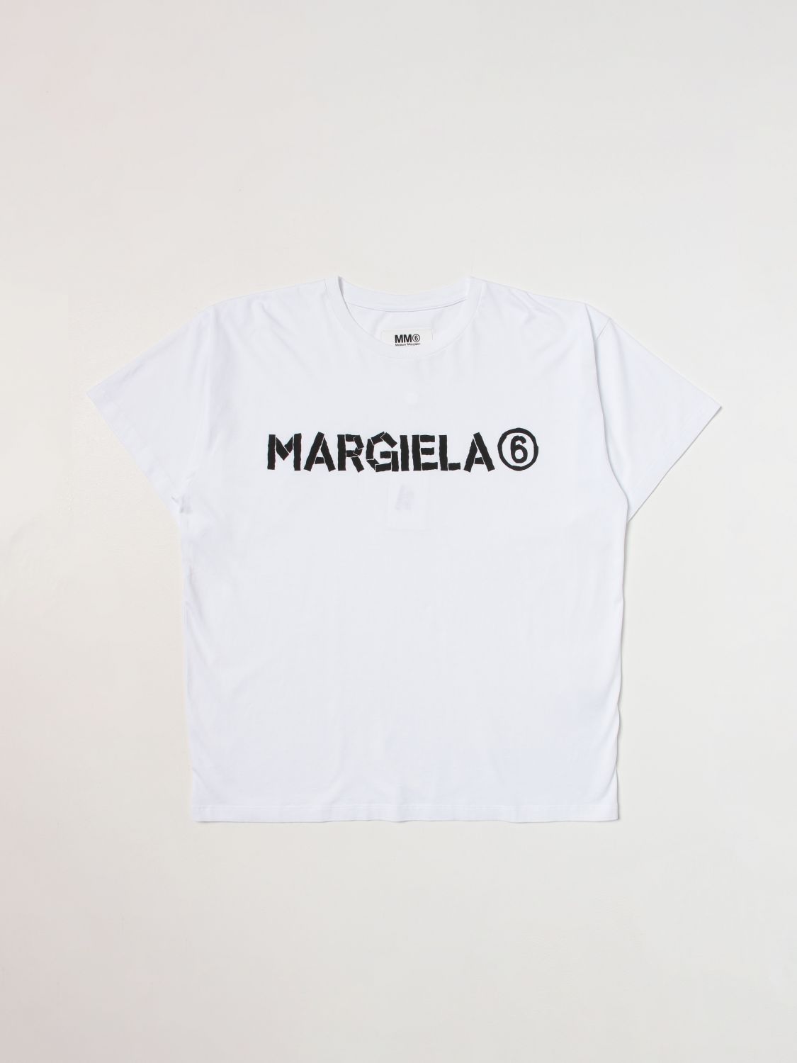 Mm6 Maison Margiela Kids' T-shirt  Kinder Farbe Weiss In White