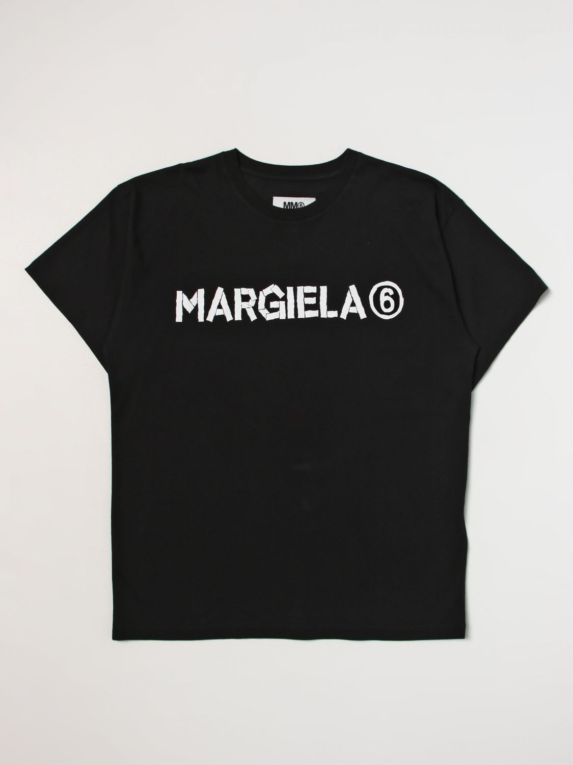 Mm6 Maison Margiela Kids' T恤  儿童 颜色 黑色 In Black
