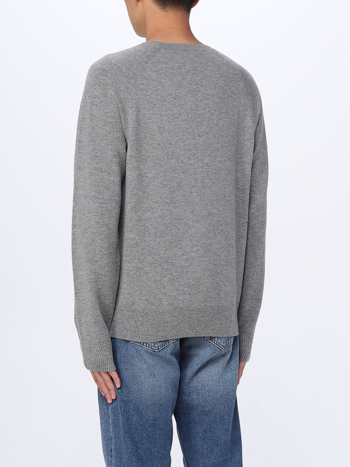 A.P.C.: sweater for man - Grey | A.p.c. sweater WVBBYH23225 online on ...