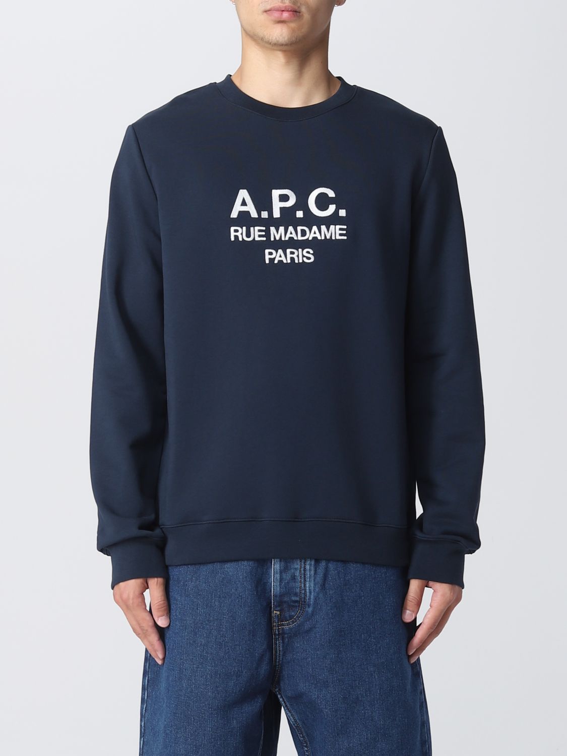 Apc Sweatshirt A.p.c. Men In Blue