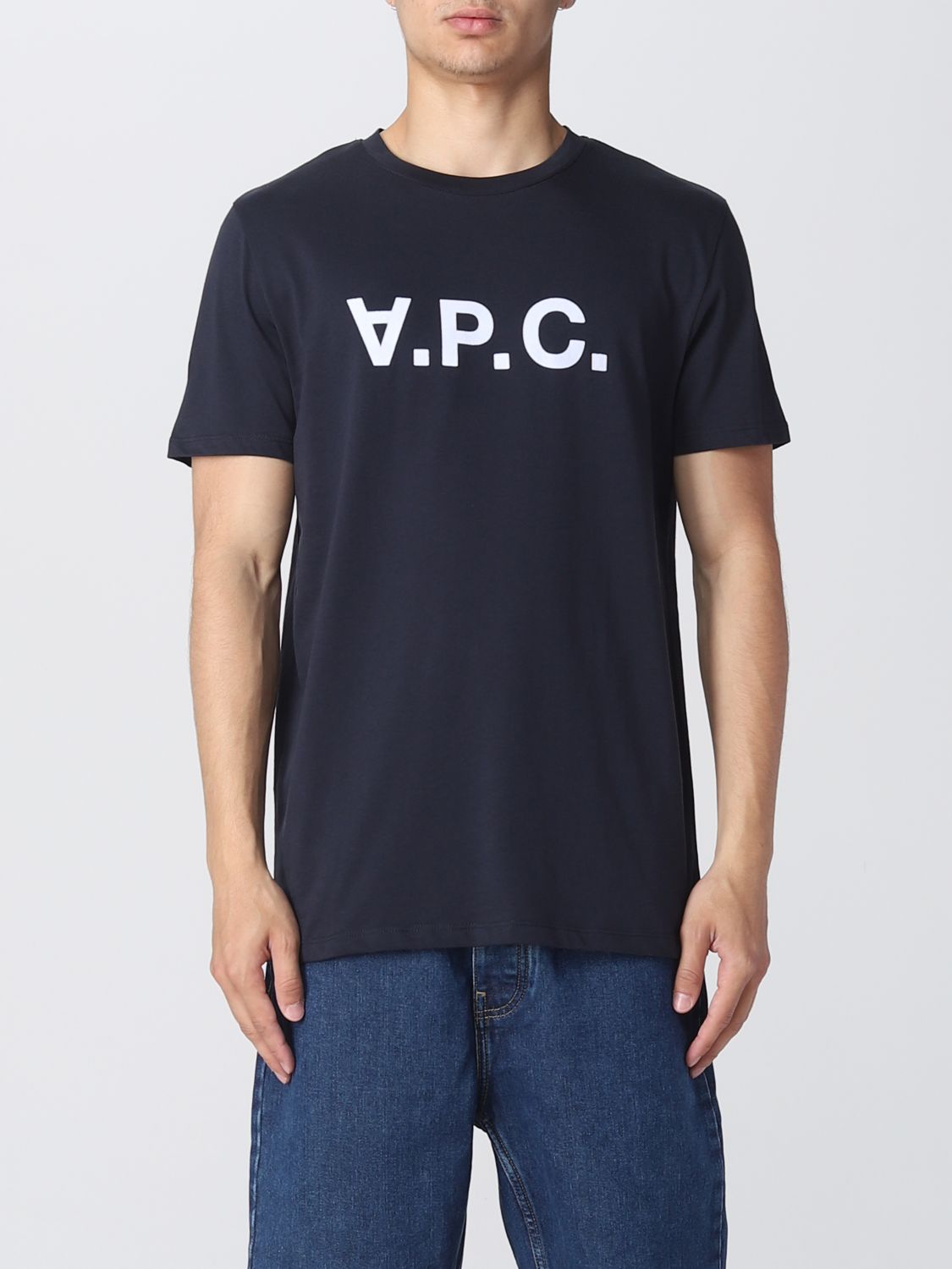 Shop Apc T-shirt A.p.c. Men In Blue