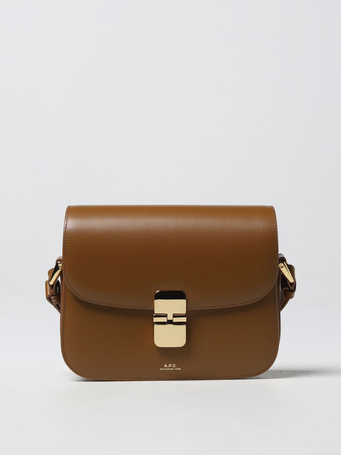 Apc Shoulder Bag A.p.c. Woman Color Brown In Beige