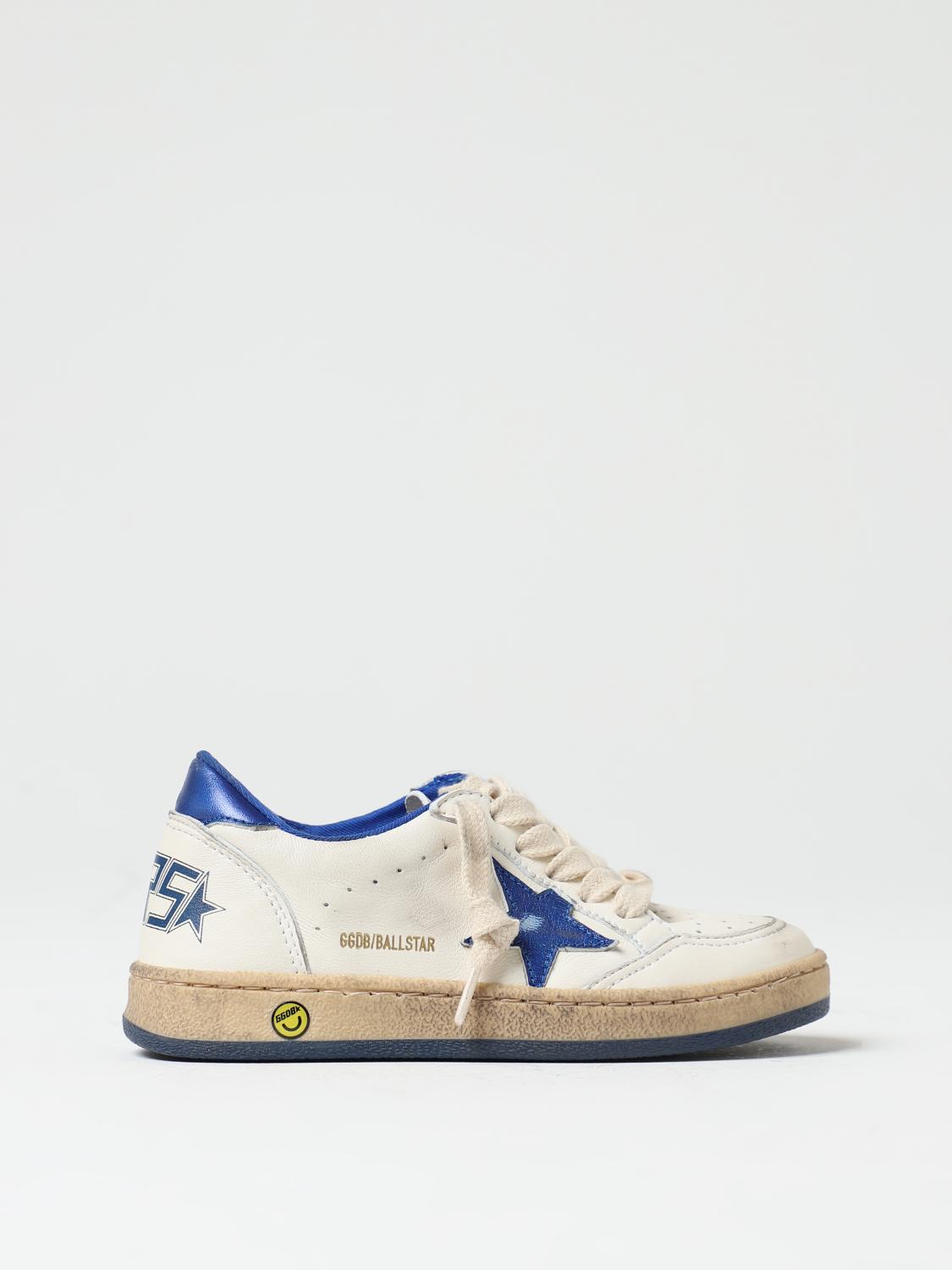 Shop Golden Goose Ball Sneakers In Used Nappa Leather In 白色