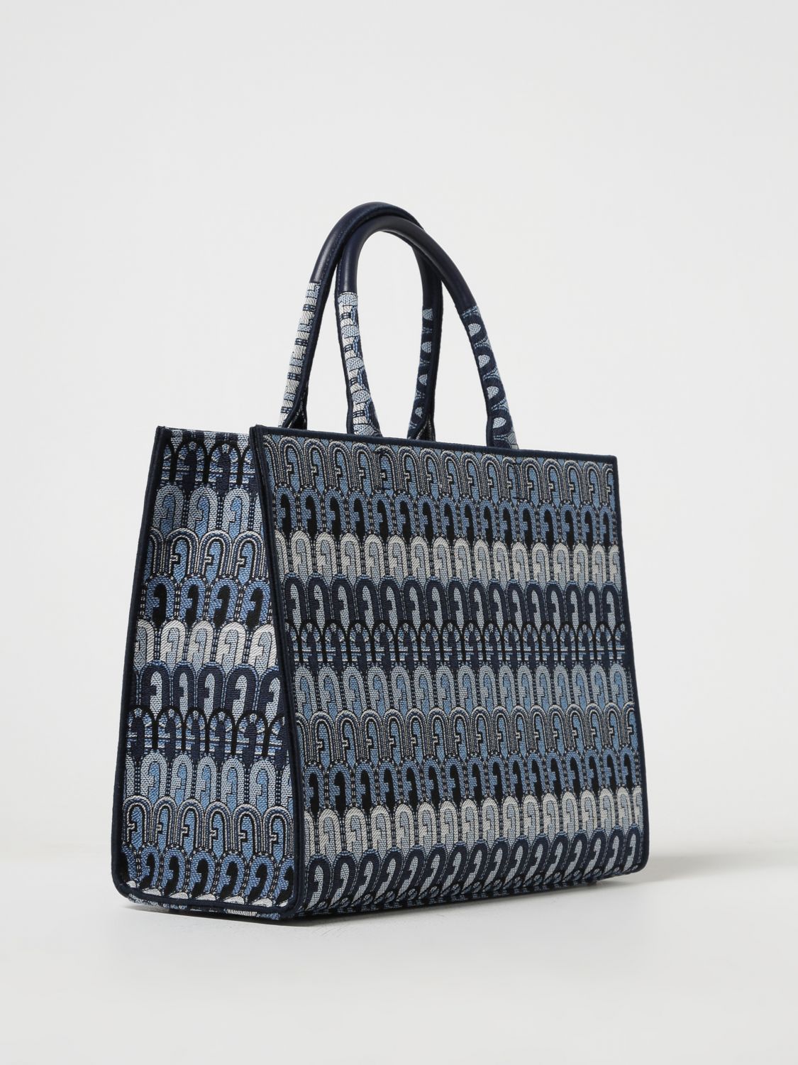 FURLA: tote bags for woman - Denim  Furla tote bags WB00255A.0459 online  at