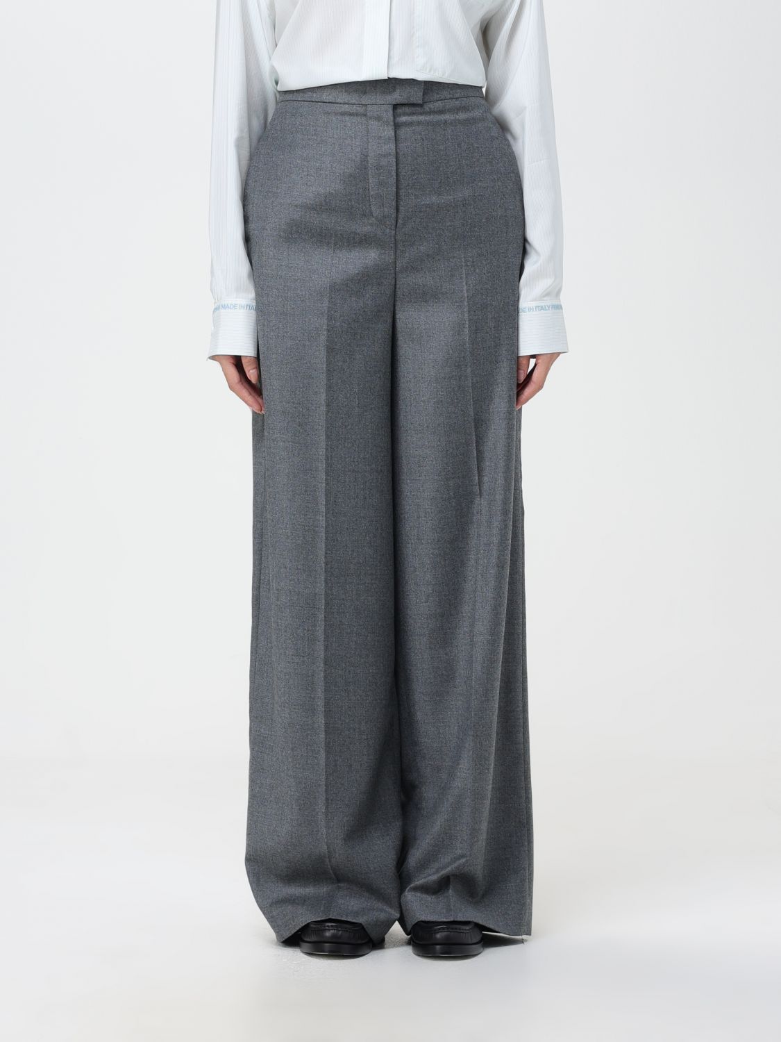 Fendi Trousers  Woman In Grey