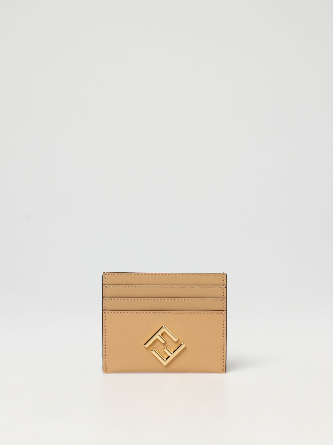 FENDI：財布 レディース - キャメル | GIGLIO.COMオンラインのFendi