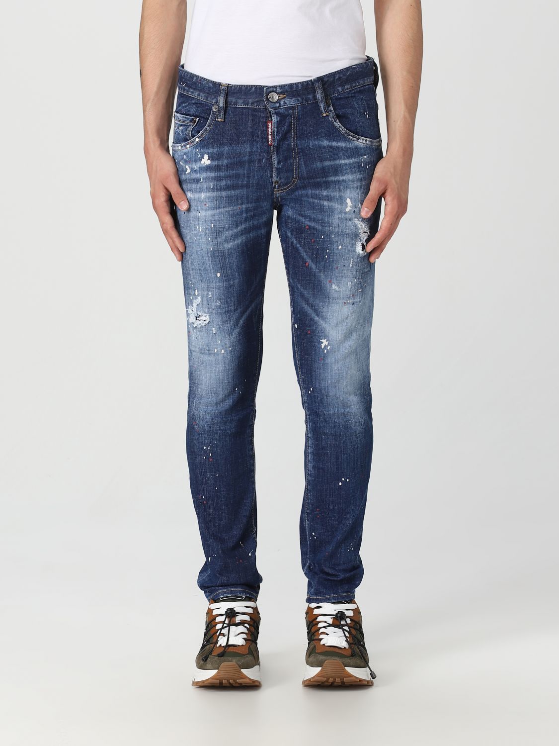 DSQUARED2: jeans in denim - Denim | Dsquared2 jeans S74LB1331S30342 ...
