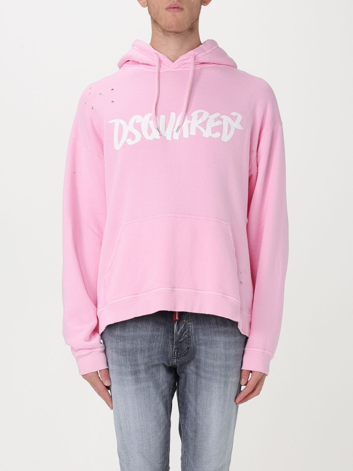 Dsquared2 卫衣  男士 颜色 粉色 In Pink