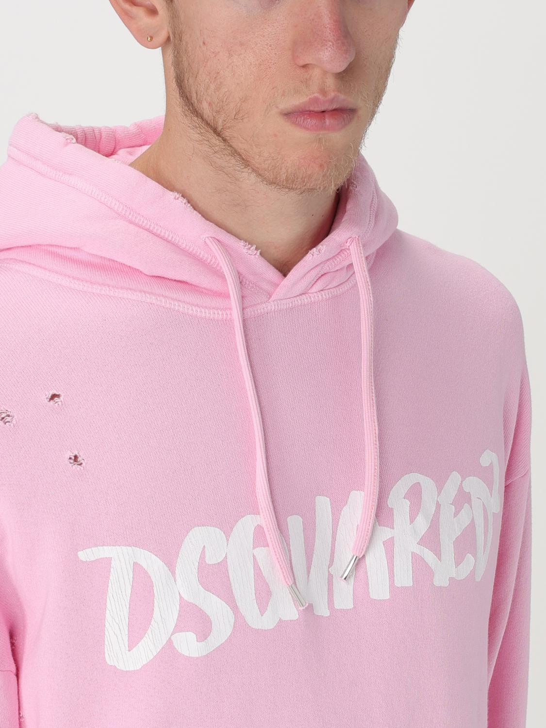 Dsquared hot sale pink hoodie