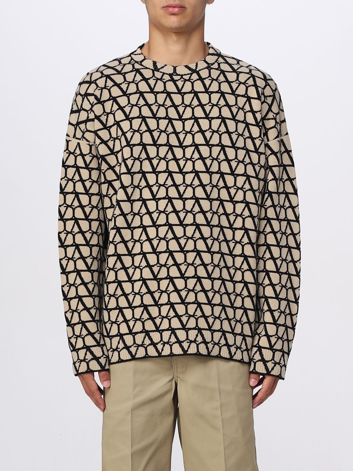 Valentino Jumper  Men In Beige