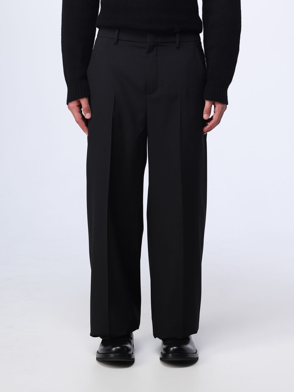 VALENTINO: pants for man - Black | Valentino pants 3V3RBJ708EJ online ...
