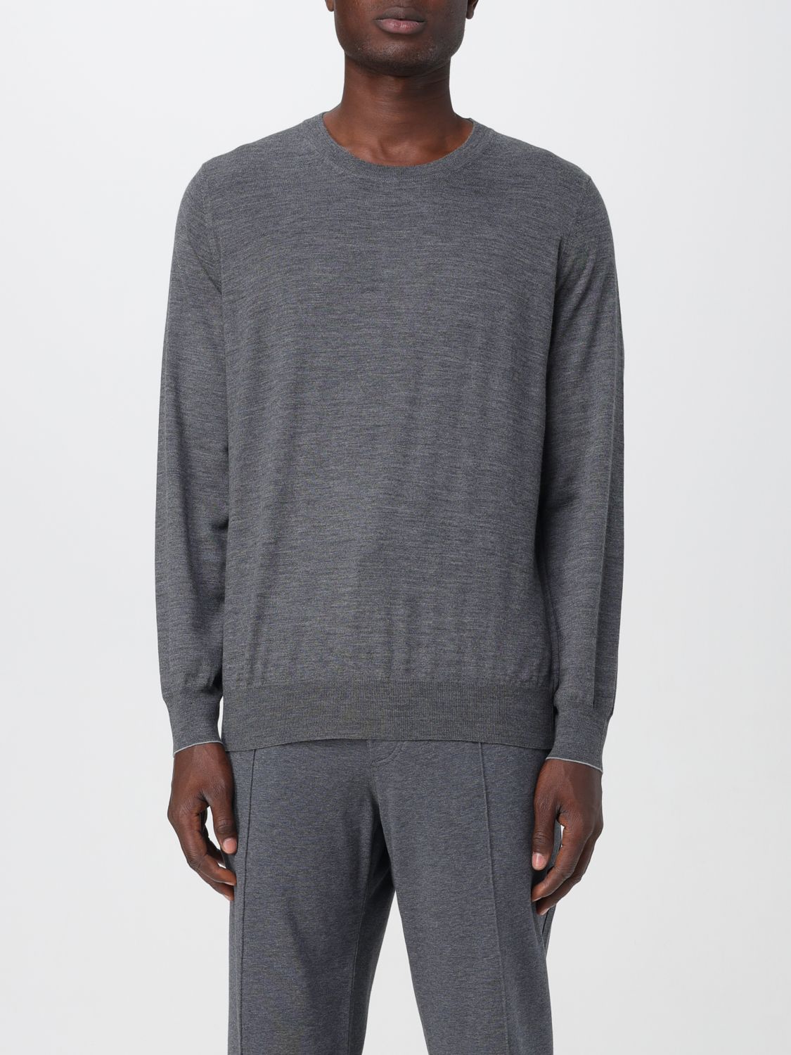 Brunello Cucinelli Jumper  Men In Mouse Grey