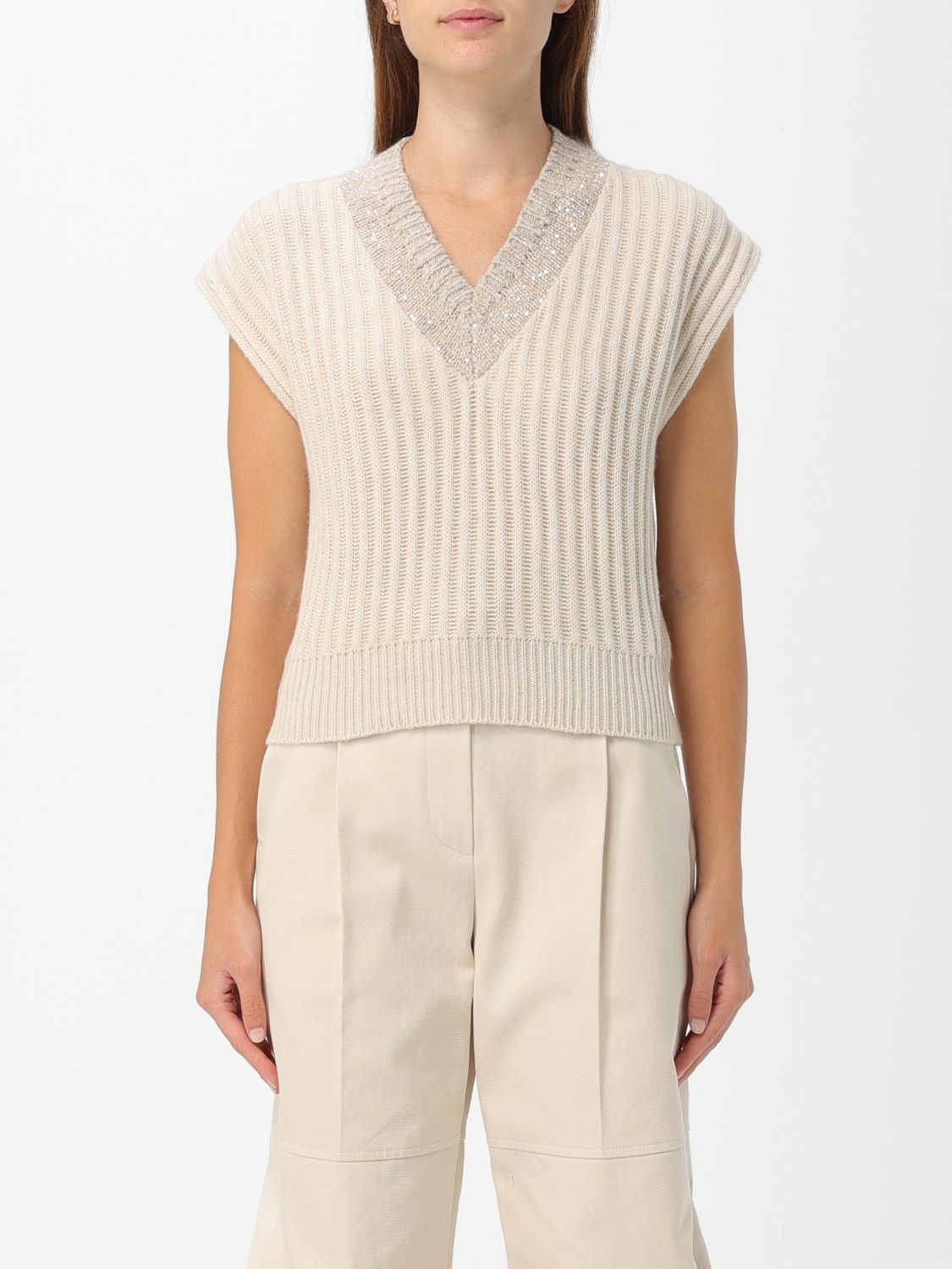 Brunello Cucinelli Pullover  Damen Farbe Yellow Cream